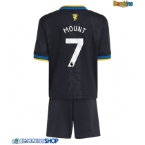 Maglie da calcio Manchester United Mason Mount #7 Terza Maglia Bambino 2025-26 Manica Corta (+ Pantaloni corti)